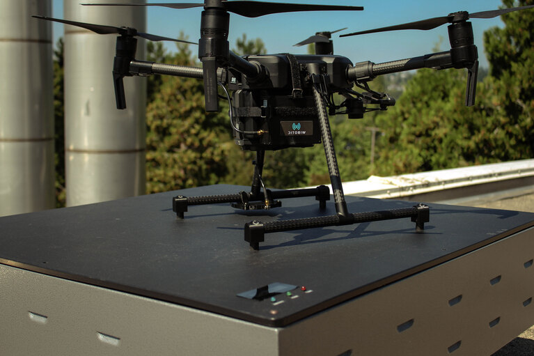 wireless charging for robots