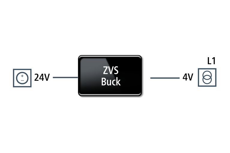 Power chain for bus LED display