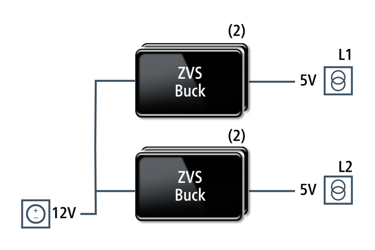 Power chain for vehicle-mounted LED advertising