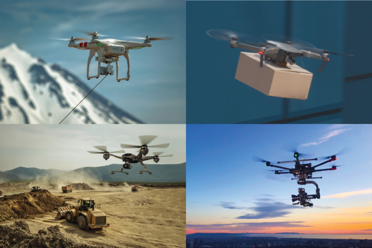 Brochure of Vicor products enabling drones to increase flight time and functionality with highly efficient power delivery.