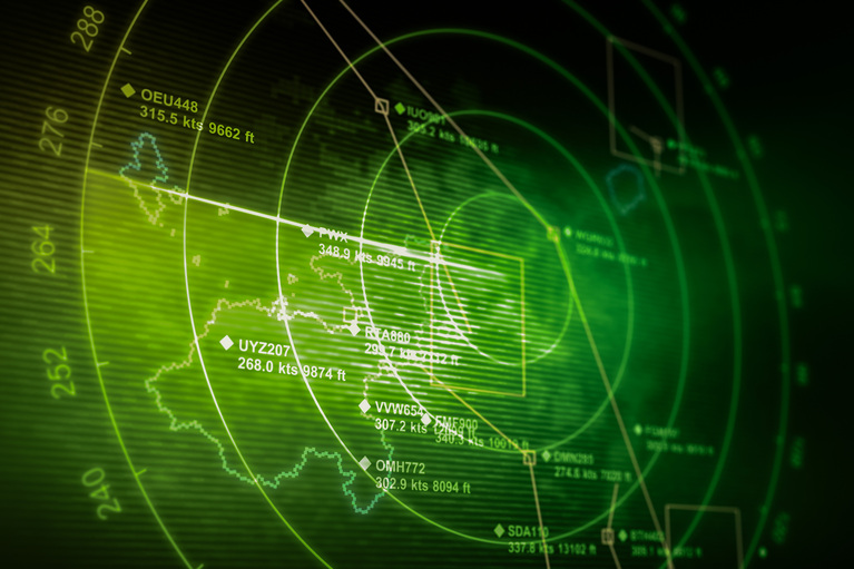 Defense radar image