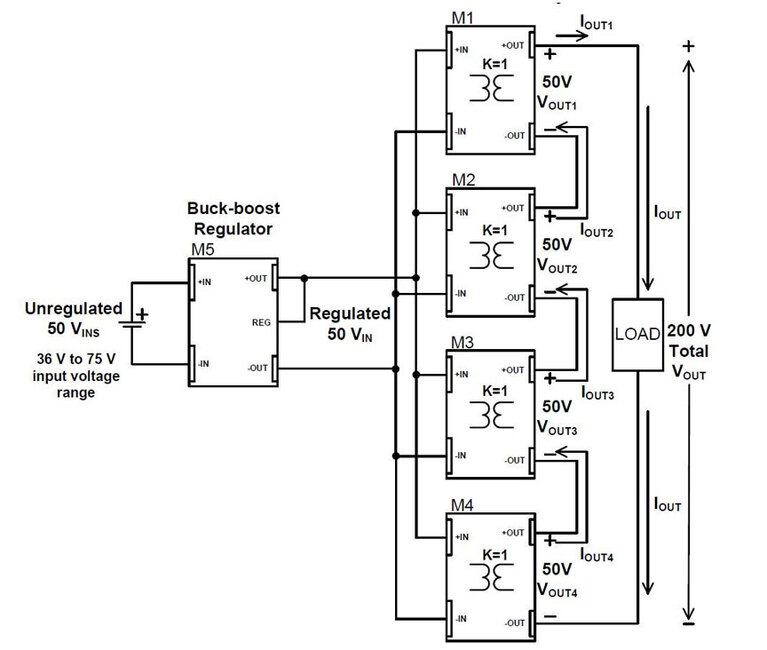 Power Chain Using VTMs in Series