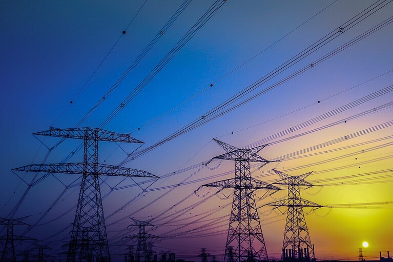 Power lines image
