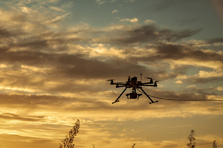 Tethered drone image