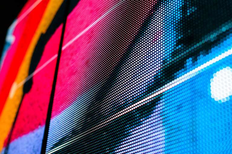 LED screen image
