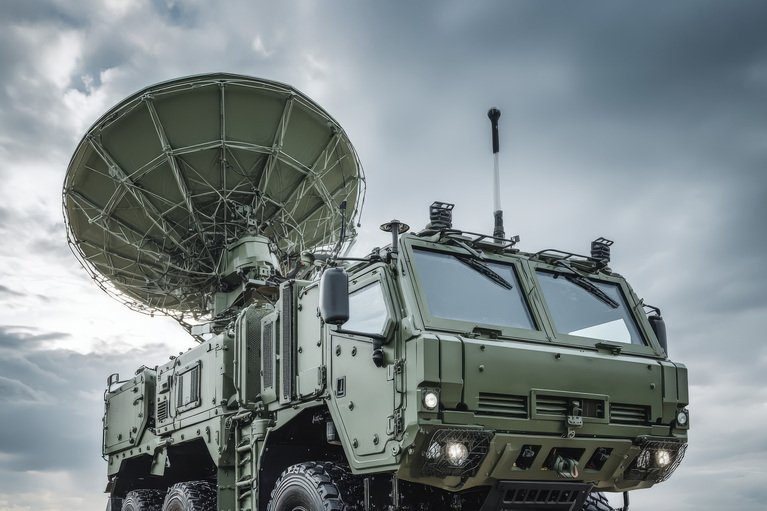 Adjusting one of the VITA supply voltage outputs easily and quickly for ground mobile radar