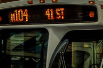 Bus LED signage