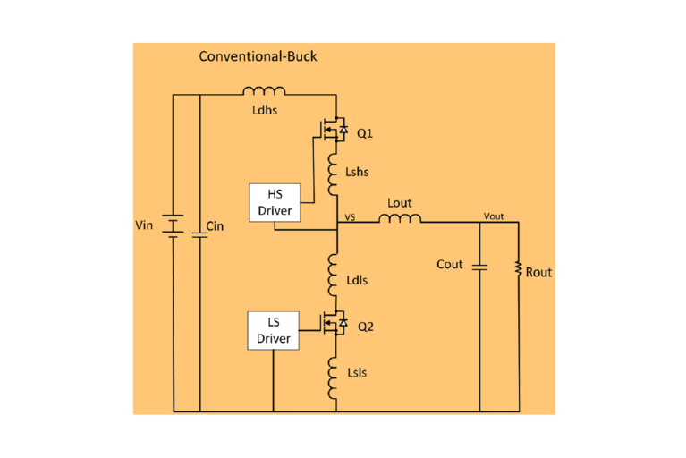 Conventional buck topology image